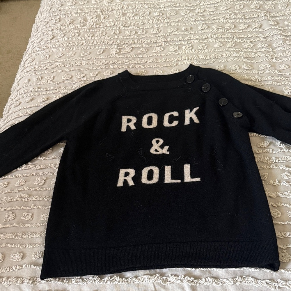 Zadig & Voltaire Black 'Rock & Roll' Sweater